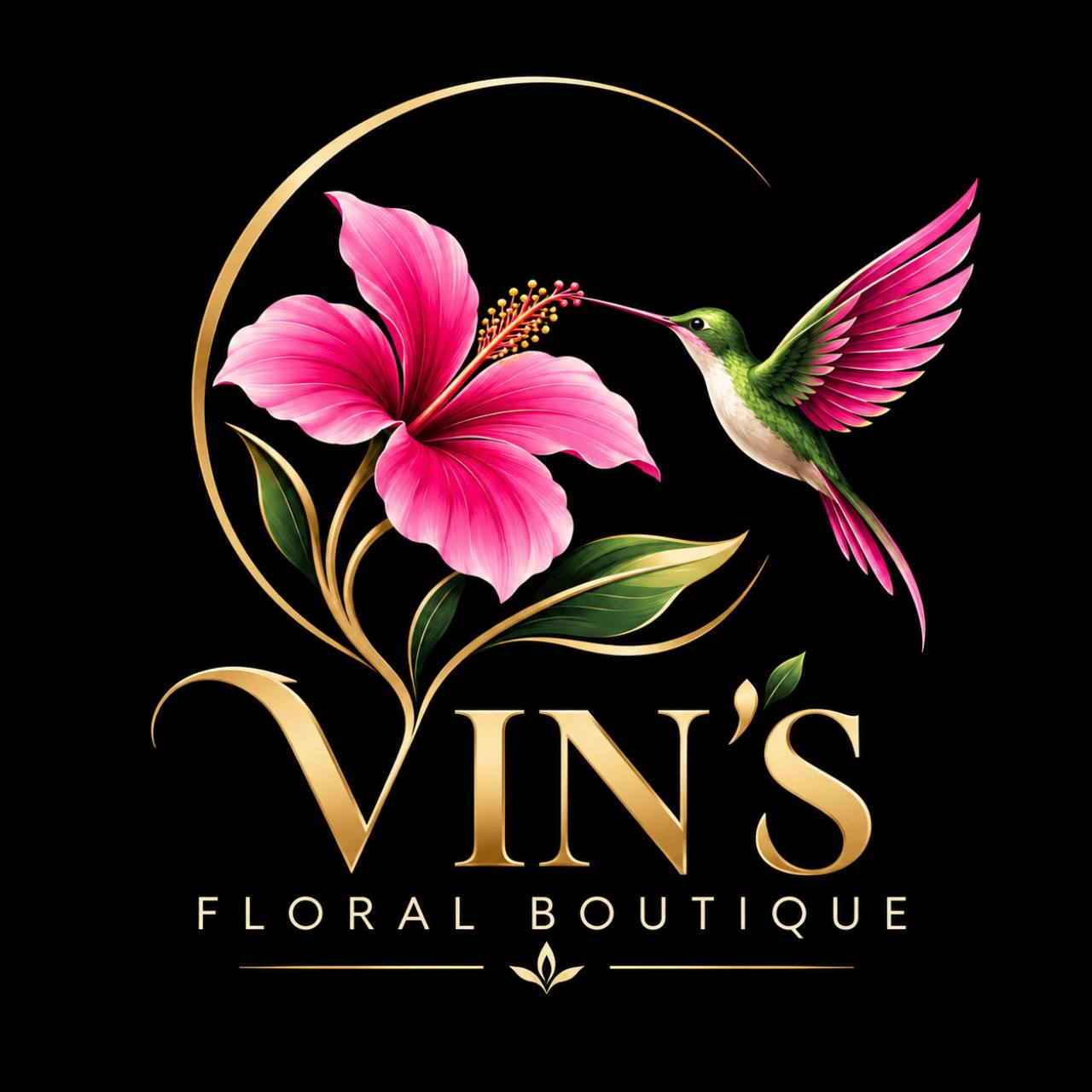 Vin’s Floral Boutique logo